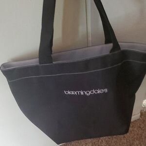 2 Bloomingdale's Black Tote Bags